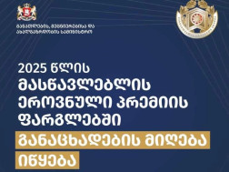 მასწავლებლის ეროვნული პრემ