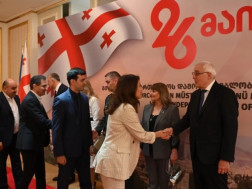 აზერბაიჯანის რესპუბლიკაში საქართველოს დამოუკიდებლობის დღისადმი მიძღვნილი საზეიმო მიღება გაიმართა