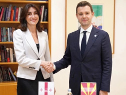 მაკა ბოჭორიშვილმა შეხვედრა გამართა ჩრდილოეთ მაკედონიის რესპუბლიკის საგარეო საქმეთა და ვაჭრობის მინისტრთან