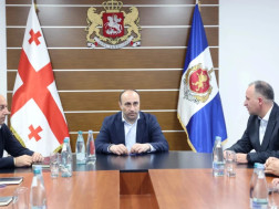 სამცხე-ჯავახეთში გეკა გელაძემ სამუშაო შეხვედრები გამართა