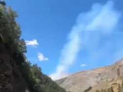 თუშეთში, წოვათის ხეობის ალპურ ზონაში ხანძარია