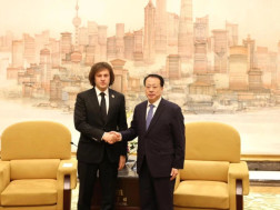 საქართველოს პრემიერ-მინისტრი შანხაის მერს შეხვდა საქართველოს პრემიერ-მინისტრი შანხაის მერს შეხვდა