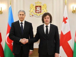 საქართველოს პრემიერ-მინისტრი აზერბაიჯანის შინაგან საქმეთა მინისტრს შეხვდა