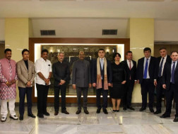 შალვა პაპუაშვილი ინდოეთის საგარეო საქმეთა მინისტრს შეხვდა