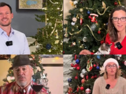 აშშ-ის საელჩოს გუნდი საქართველოს მოსახლეობას ახალ წელს ულოცავს