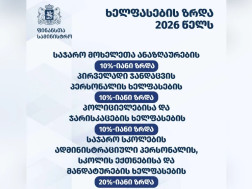  საჯარო მოხელეთა ანაზღაურება