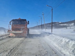 გზა თოვლი