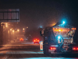 გზის გაწმენდა თოვლი