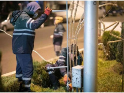 საახალწლო განათებები