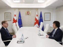 პრემიერ-მინისტრი საქართველოში საფრანგეთის ელჩს შეხვდა