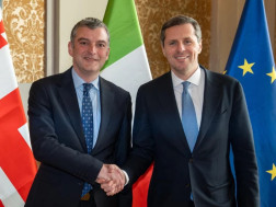 რომში სამუშაო ვიზიტის ფარგლებში პაატა პატიაშვილი იტალიელ კოლეგას შეხვდა