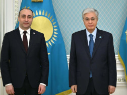 გეკა გელაძე ყაზახეთის პრეზიდენტს შეხვდა გეკა გელაძე ყაზახეთის პრეზიდენტს შეხვდა