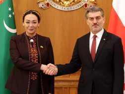 მიხეილ ყაველაშვილი თურქმენეთის მეჯლისის თავმჯდომარეს შეხვდა მიხეილ ყაველაშვილი თურქმენეთის მეჯლისის თავმჯდომარეს შეხვდა