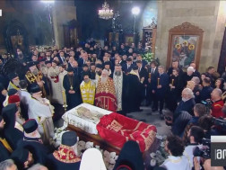 ილია მეორე სიონის ტაძარში მიასვენეს 