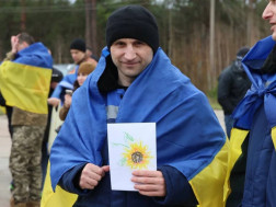  უკრაინამ რუსული ტყვეობიდან 