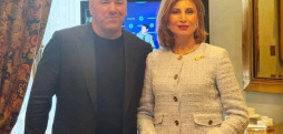 აშშ-ში საქართველოს ელჩი მერიდიანის საერთაშორისო ცენტრში UFC-ის პრეზიდენტ, დანა უაითს შეხვდა